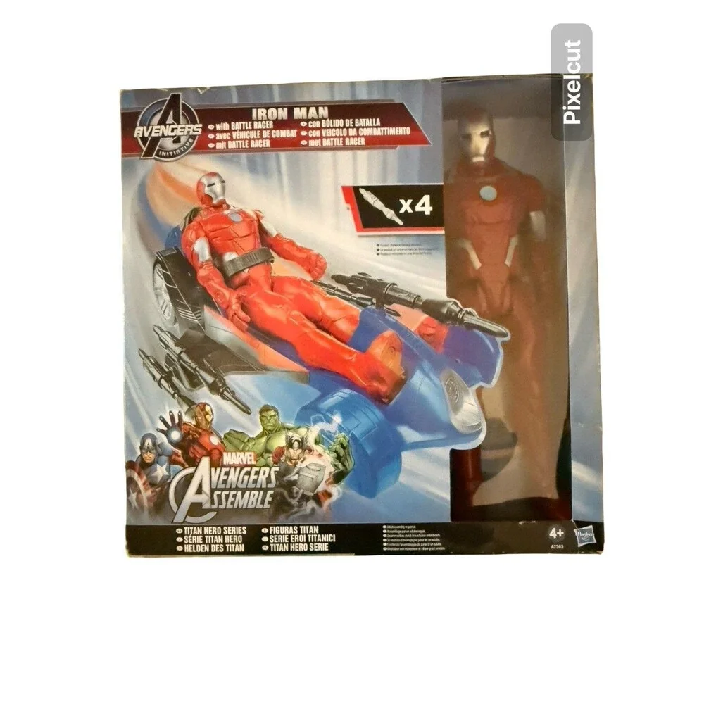 Marvel Iron Man Battle Racer Avengers Assemble Vehicle Figure New